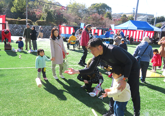 粟田地区新春行事に参加